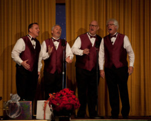 BSQ, our award-winning guest quartet, delighted us with song and humor.