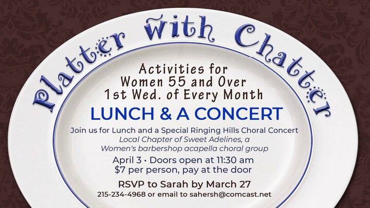 Platter With Chatter Concert and Luncheon