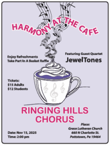 RHC Harmony At The Cafe 2025 Show